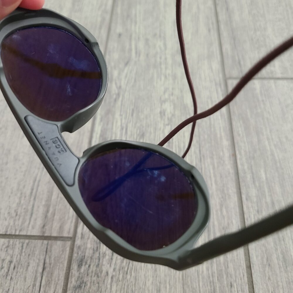 Vuarnet Ice Glacier Sunglasses Matte Green with Brown Lenses - Picture 12 of 13